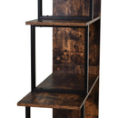 Greyson 5 Tier Rustic Brown Staircase Bookshelf - Seasonal Overstock