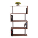 Sylas 4-Tier Bookshelf - Walnut - Seasonal Overstock