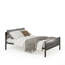 Tawny Espresso Brown Full Size Wood Platform Bed - Seasonal Overstock