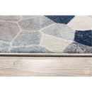 Area Rugs, Malachi Navy / Grey Modern Area Rug by Casper Studios - Seasonal Overstock