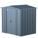 6' x 5' Arrow Classic Steel Storage Shed - Blue Grey - Seasonal Overstock
