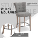 Colson 26" Grey Counter Bar Stool (2 Pack) - Seasonal Overstock