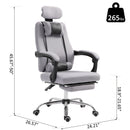 Office Chairs, Dax Ergonomic Executive Desk Chair - Lumbar Support & Footrest - Seasonal Overstock