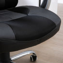 Flyta Ergonomic Executive Faux Leather Black Office Gaming Chair - Seasonal Overstock