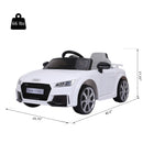 Ride On Toys, 6V Licensed Ride-On Car with Remote - Single Rider - White - Seasonal Overstock