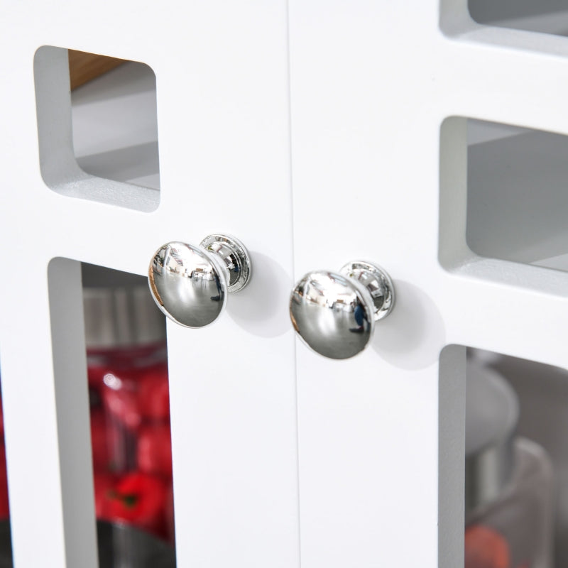 Pyper 2 Door White Accent Storage Cabinet - Seasonal Overstock