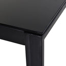 Ricardo 3pc Rattan Wicker Chair and Table Set - White and Brown - Seasonal Overstock