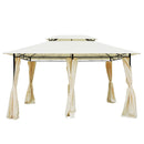 Gazebos, Eden 10 x 13ft Cream Gazebo Canopy and Frame - Seasonal Overstock