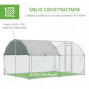 9.2' x 12.5' x 6.5' Walk-In Steel Chicken Coop & Small Animal Pen - Seasonal Overstock
