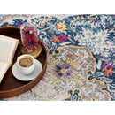 Area Rugs, Floris Enchanted Blue Area Rug by Mercury Splash - Seasonal Overstock