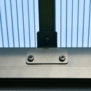 Jaxson 10' x 12' Aluminum Two Tier Hard Top Patio Gazebo - Seasonal Overstock