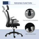 Office Chairs, Trevon High Back with Lumbar Support Mesh Task Chair Black - Seasonal Overstock