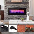 Fireplaces, 42" Electric Fireplace Wall Mounted or Free Standing with Remote - Seasonal Overstock