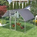 Pet Accessories, 6' x 9' Steel Frame Walk-In Chicken Coop Run - Seasonal Overstock