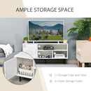 Azel White 50" TV Console Stand - Seasonal Overstock