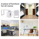 Desks, Gaetano Industrial Style Desk & File Cabinet - White - Seasonal Overstock