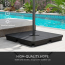 4pc Cantilever Parasol Umbrella Base Weights up to 350 lbs - Seasonal Overstock