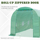 Greenhouses, 15 x 6.6ft Soft Cover Dome Top Greenhouse - Green - Seasonal Overstock