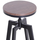 Dining Sets, Adelle 3pc Industrial Bistro Set - Adjustable Height 26" Table - Seasonal Overstock