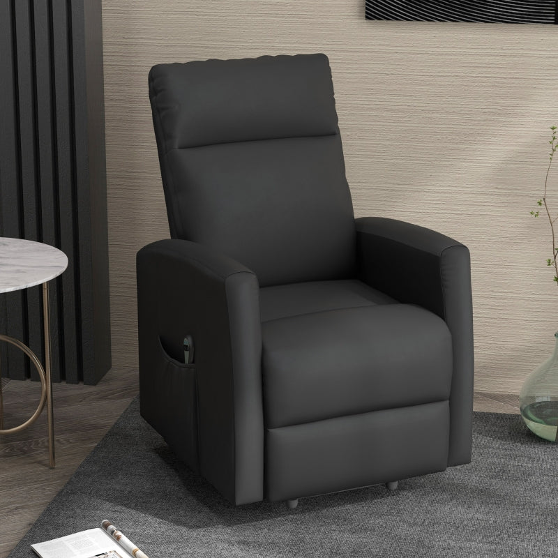 Durango Faux Leather Lift Assist Chair - Grey