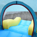 Bouncy Castles, Space Rocket Bouncy Castle With Slides & Pool 11.14' x 9.18' x 6.06' - Seasonal Overstock