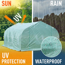 Greenhouses, 20 x 10 x 7ft Soft Cover Walk-In Greenhouse Green - Seasonal Overstock