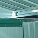 Storage Sheds, 8.5' x 6.8' x 5.8' Green Outdoor Garden Storage Shed - Seasonal Overstock