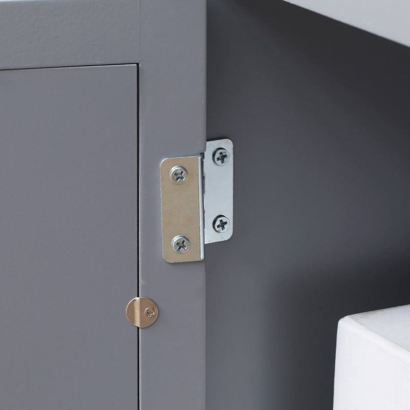 Galadriel 32" Grey 2-Door Side Bar Accent Cabinet - Seasonal Overstock