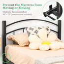 Huckley Twin Metal Platform Bed - Seasonal Overstock