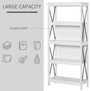 Isabel 5-Tier White Bookshelf - Seasonal Overstock
