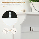 Hall Trees, Presley White 3-in-1 Hall Tree Coat Rack with Shelf and Storage Bench - Seasonal Overstock