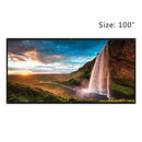 100" Portable Pin-Up Projection Screen - Seasonal Overstock