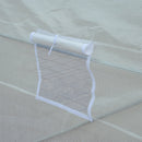 Greenhouses, 11.5 x 10ft Soft-Cover Greenhouse in White - Seasonal Overstock