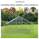 20' x 10' Steel Frame Walk-In Chicken Coop Run - Seasonal Overstock