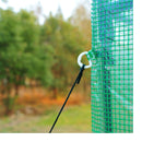 Greenhouses, 8 x 6 x 7ft Walk-In Soft Cover Greenhouse with Shelves - Seasonal Overstock