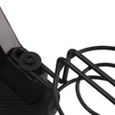 Dani E-Sport Black and Red Gaming Desk with Cup Holder & Headphone Hooks - Seasonal Overstock