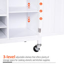 Kitchen Carts, Emma Kitchen Cart / Island on Castors - Seasonal Overstock