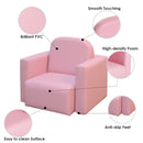 Kids 2 in 1 Table and Chair Set - Pink - Seasonal Overstock