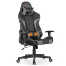 Office Chairs, Lucas High-Back Gaming Chair with Massage - Grey - Seasonal Overstock