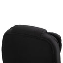 Maverick Luxury Executive Chair with Vibration Massage and Reclining - Black Fabric - Seasonal Overstock