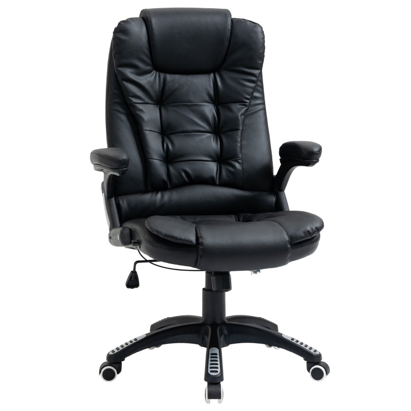 Maxwell Faux Leather Executive Office Chair - Black - Seasonal Overstock