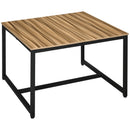 Ziha Double Face to Face Workstation Desk with Steel Frame - Seasonal Overstock