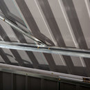 Storage Sheds, 5.7' x 3.3' Lockable Utility Waste Bin Storage Shed with Front and Top Open - Seasonal Overstock