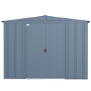 8' x 8' Arrow Classic Steel Storage Shed - Blue Grey - Seasonal Overstock