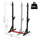 Home Fitness, Adjustable Height Squat Bench Press Dip Rack - Seasonal Overstock