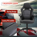 Office Chairs, Kiyo Gaming Chair in Grey Black - Seasonal Overstock