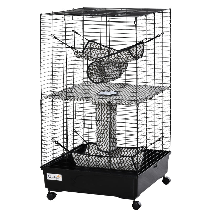Large Luxury Ferret Cage with Hammocks and Rolling Wheels - Seasonal Overstock