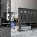 Tawny Espresso Brown Full Size Wood Platform Bed - Seasonal Overstock