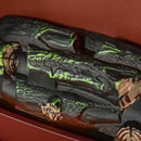 Mini Electric Fireplace with Realistic Flame - Red - Seasonal Overstock