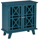 Pyper 2 Door Blue Accent Storage Cabinet - Seasonal Overstock